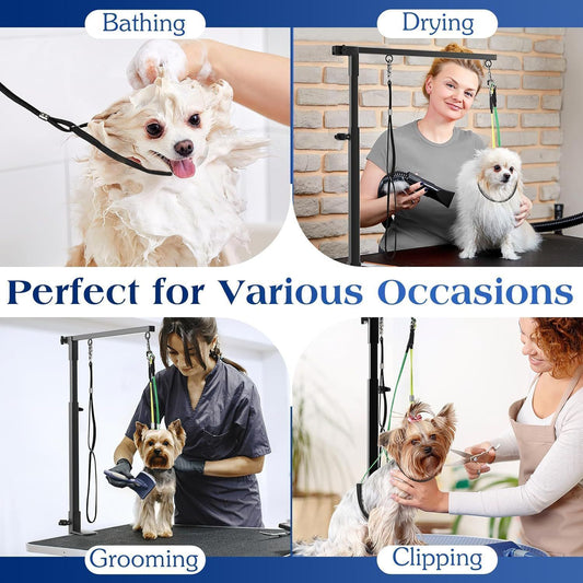 Dog Grooming Stand Black
