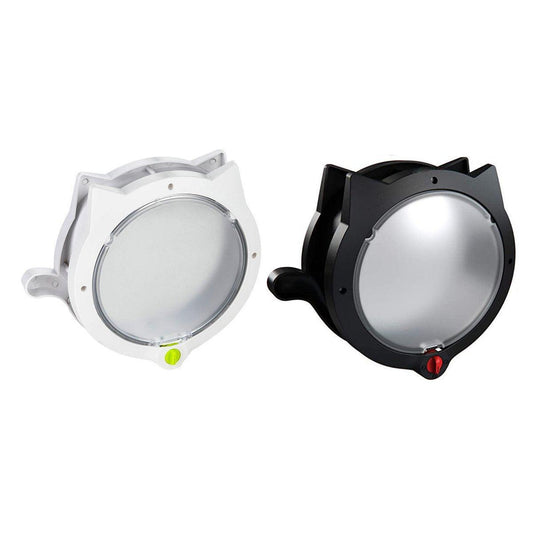 Cat Ear Pet Door for Cats and Dogs Easy In and Out Access Durable Pet Supplies - White