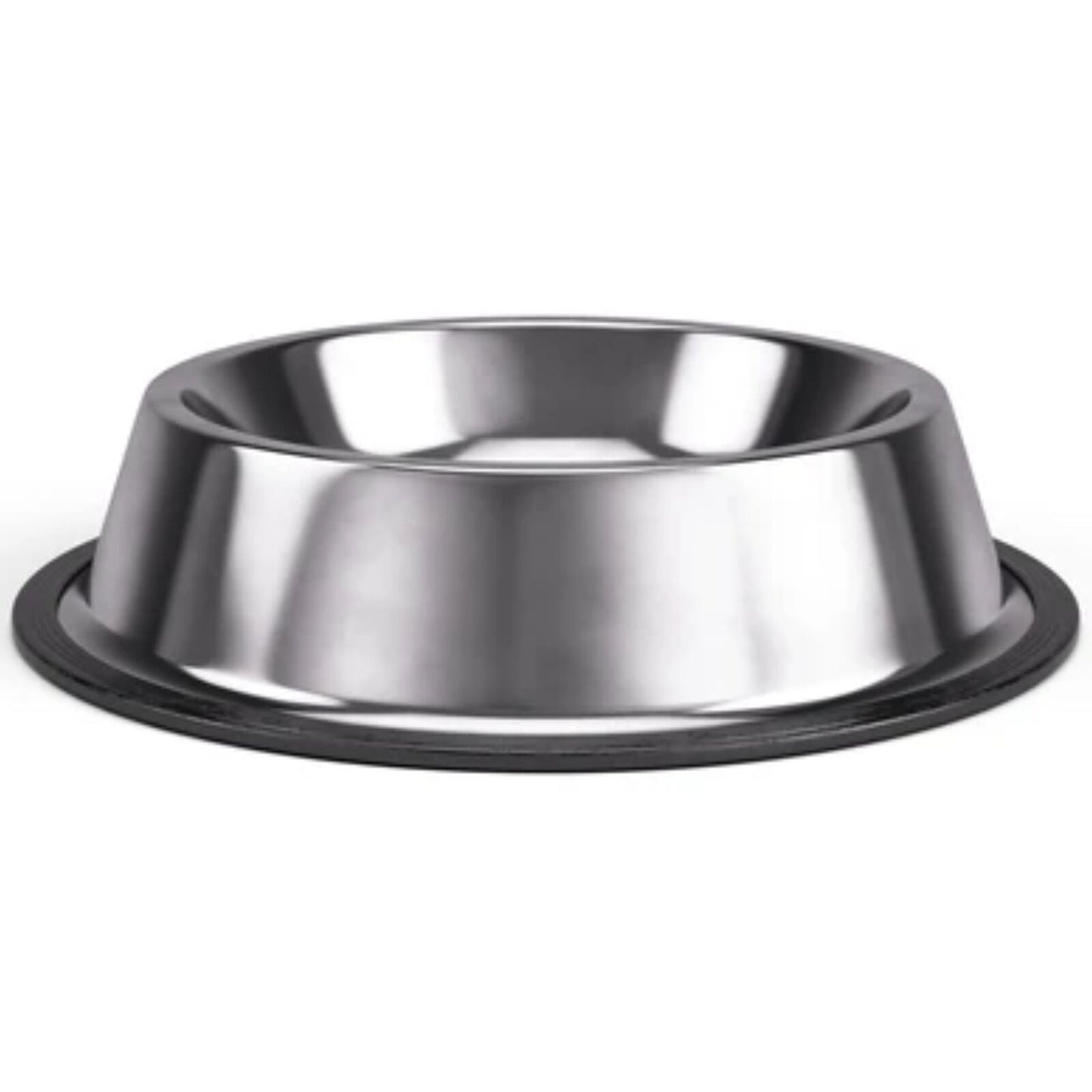 Non Slip Stainless Steel Dog Bowl Pet Cat Water Food Feeder Portable Puppy Dish - XX-Large (1 Litre)