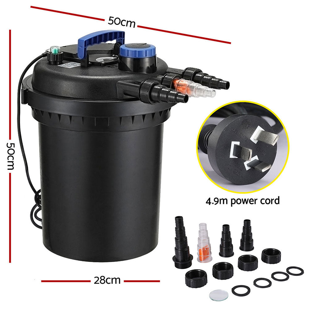 Giantz Aquarium Filter Fish Tank External Canister Water Filter 10000L/H