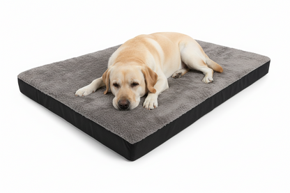 Orthopaedic Dog Bed – Durable Waterproof Support & Easy-Clean Cover (Large, 120x90cm, Grey)