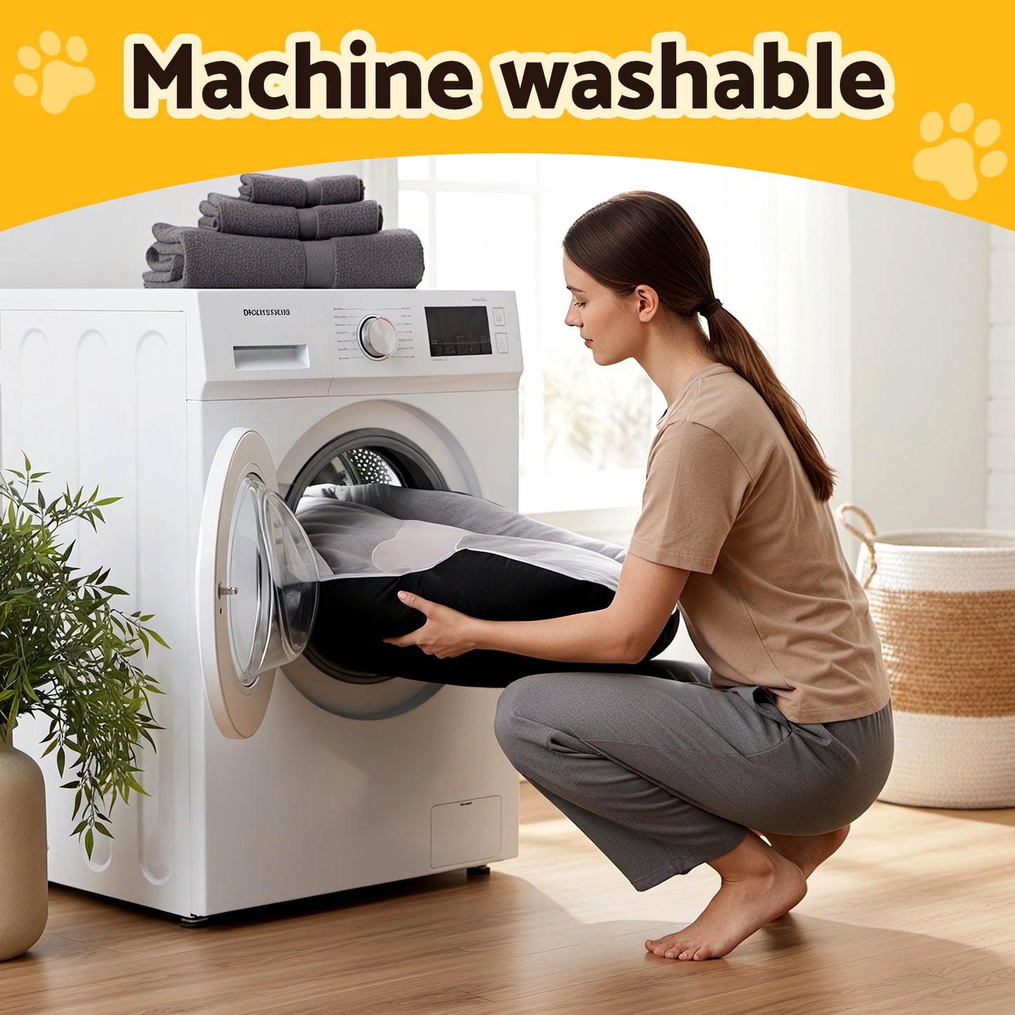 i.Pet Pet Bed Dog Bed Soft PP Cotton Mat Sleeping Comfy Cushion Washable Extra Large