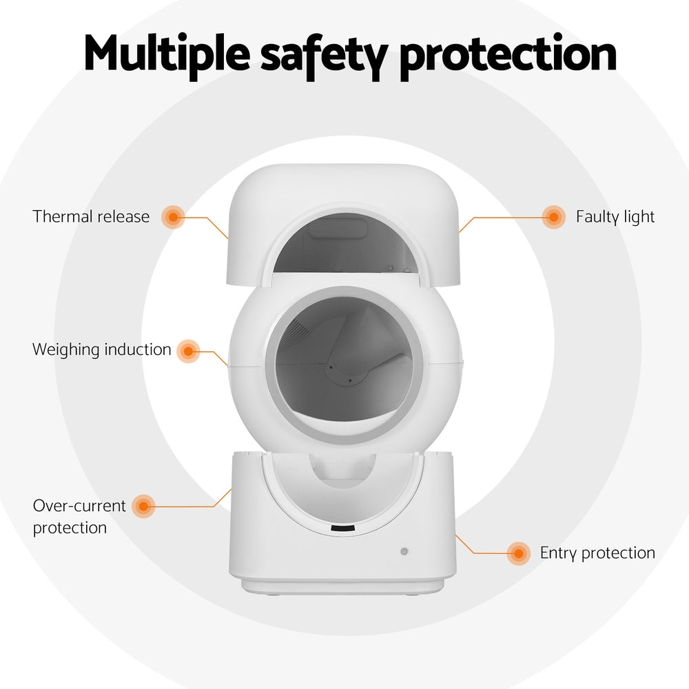 i.Pet Automatic Cat Litter Box Smart Self-Cleaning Large Cat Litter Box Kitty Toilet App Control