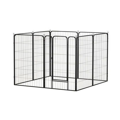 i.Pet Pet Dog Playpen 48" Enclosure 8 Panel Cage Kennel Puppy Fence Play Pen