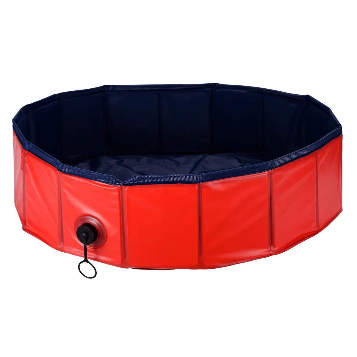 Foldable Dog Pet Pool Bathtub, Gray, M