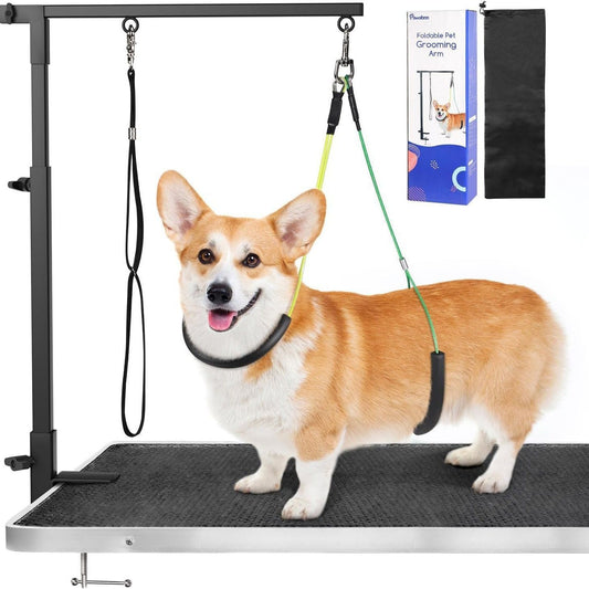 Dog Grooming Stand Black