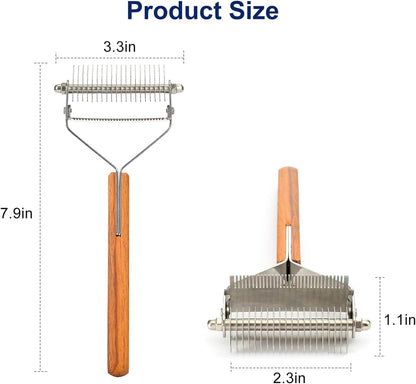 Litter Shovel & Dual-Sided Pet Grooming Comb Set