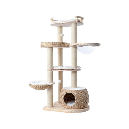 HONEYPOTCAT Cosy Woven Cat Perch - 141.5cm