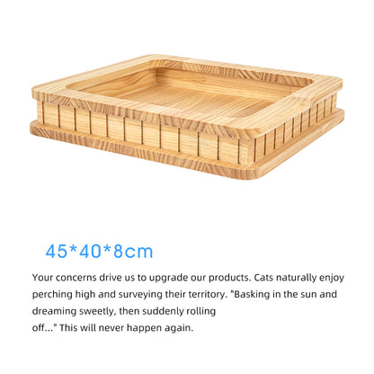 HONEYPOTCAT Elegant Wood Retreat - 146cm