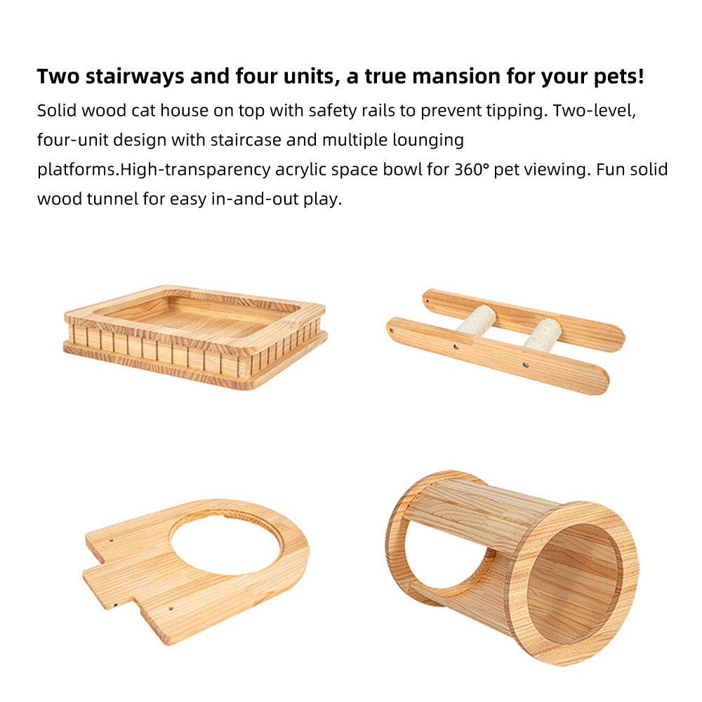 HONEYPOTCAT Majestic Wood Retreat - 176cm