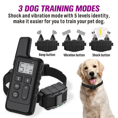 VaKa Anti Bark Dog Training Collar Sound & Vibration Stop Barking Automatic Pet