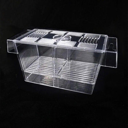Large Breeding Aquarium Fish Tank Guppy Hatchery Breeder Rearing Isolation Box