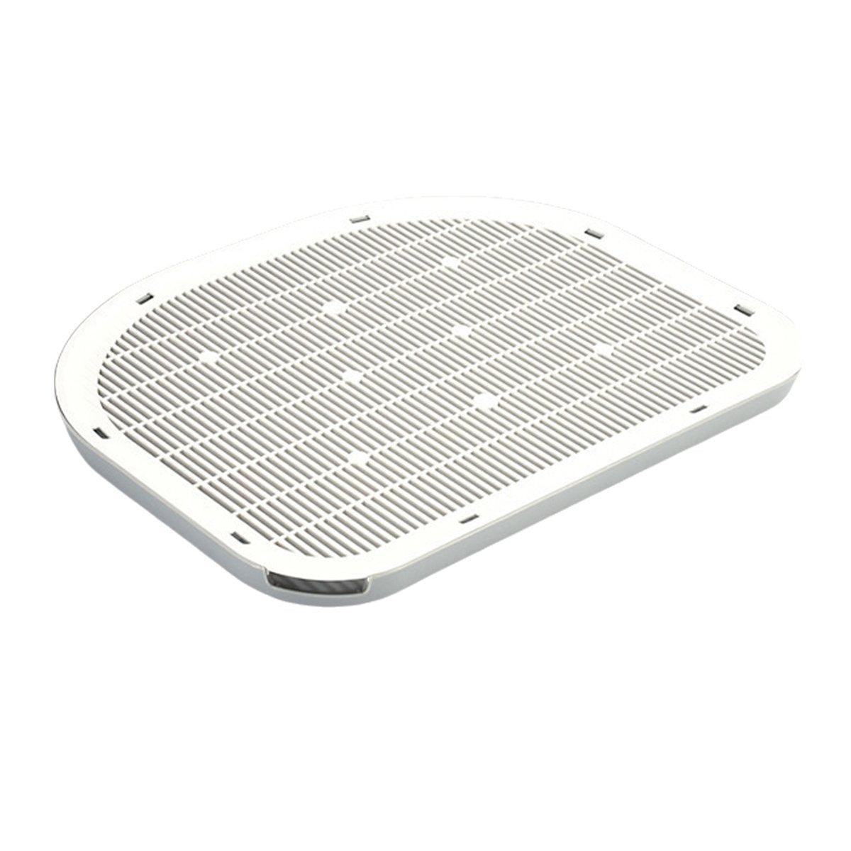 Anti Spill Cat Litter Mat Double Layer Pet Toilet Mat for Litter Box - Blue