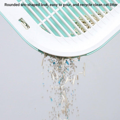 Anti Spill Cat Litter Mat Double Layer Pet Toilet Mat for Litter Box - Grey