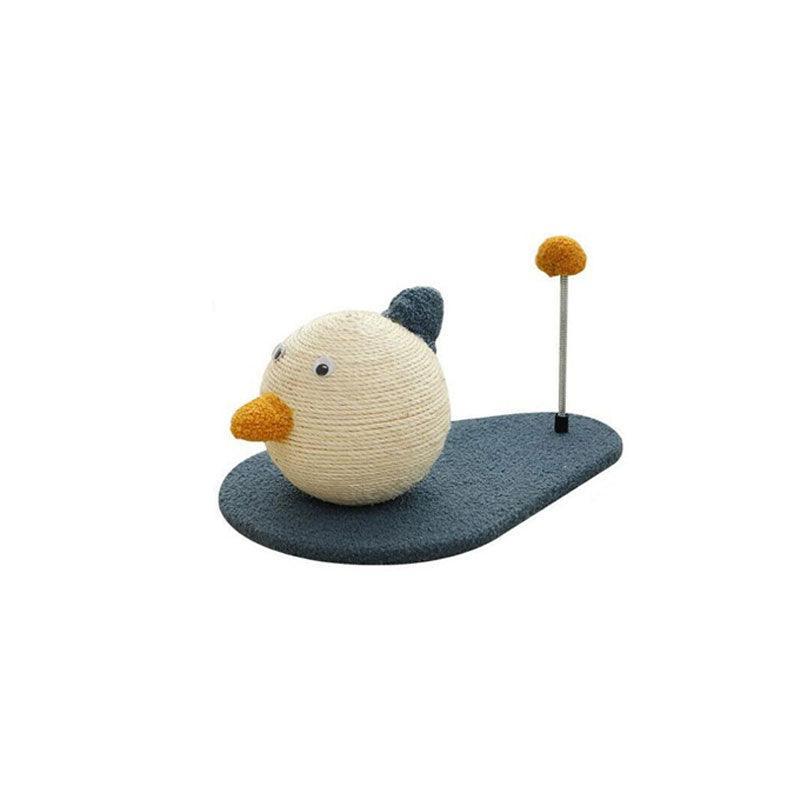 Cat Scratching Post Toy with Ball Claw Grinding Rope Tree for Indoor Play - Large