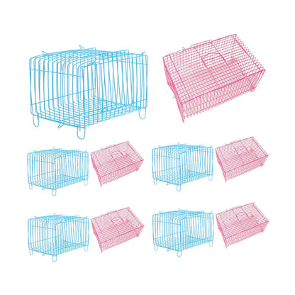 Small Bird Transport Collapsible Cage Travel Pet Carrier Portable Folding Cage - S