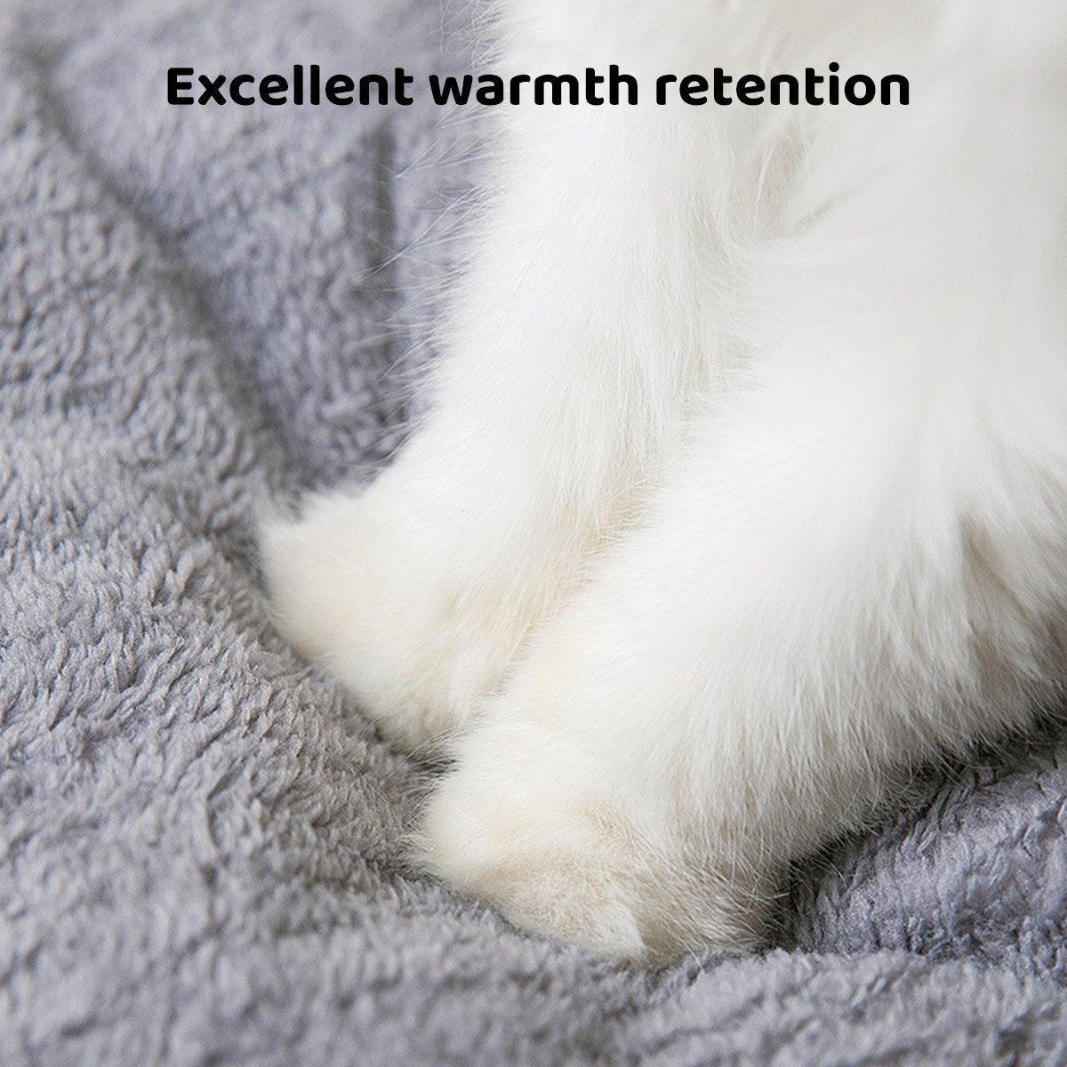 Removable Washable Pet House Four Seasons Cat Enclosed House - Grey-S