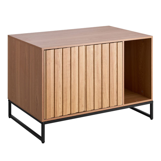 VEVOR Cat Litter Box Enclosure Furniture, 80 cm Hidden Litter Box Cabinet with Scratch Pad & Storage, Waterproof Cat Washroom End Table Cat House, Fit Most of Litterbox, for Bedroom Living Room