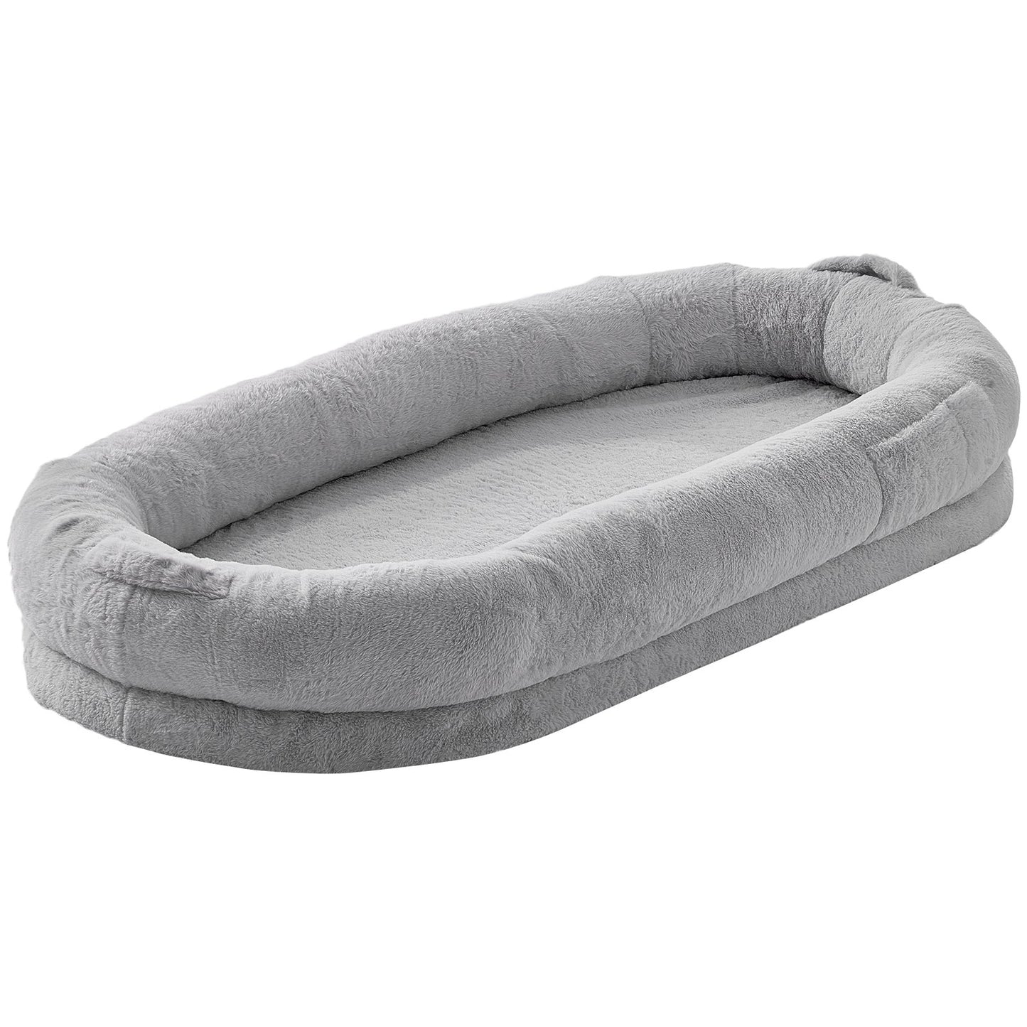 VEVOR Human Dog Bed 1720x890x250 mm Human Size Dog Bed Washable Faux Rabbit Fur