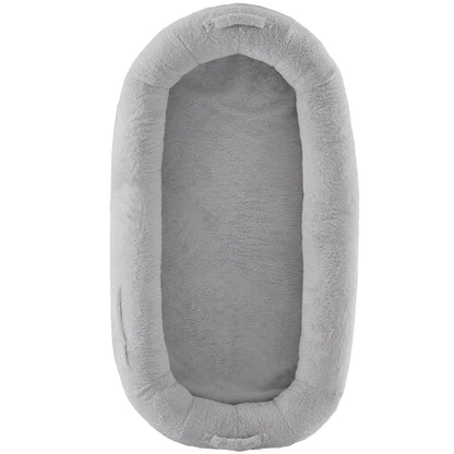VEVOR Human Dog Bed 1720x890x250 mm Human Size Dog Bed Washable Faux Rabbit Fur