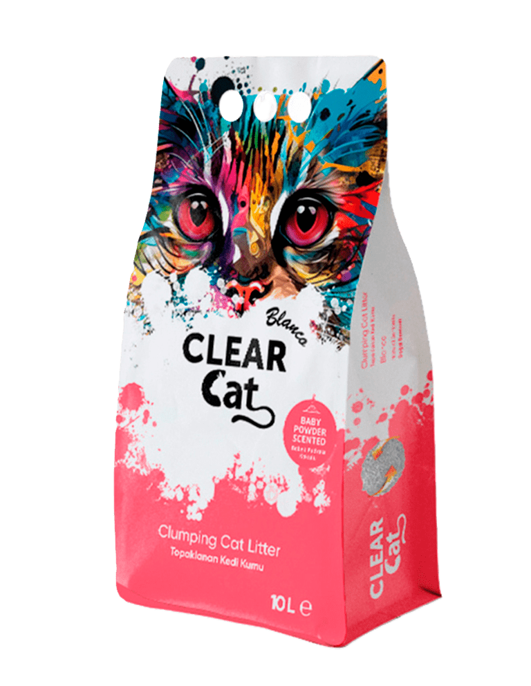 ClearCat Blanco Baby Powder Cat Litter 10L – Low Dust, Fast Clumping & Odour Control